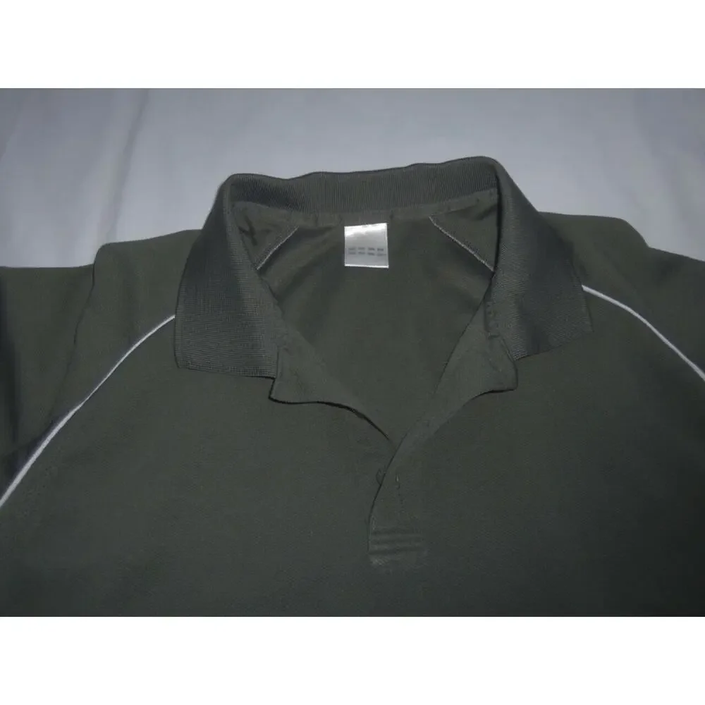 Adidas Golf Polo Shirt Size Medium Green Mens -0712E57